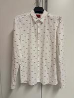 Hugo Boss Hemd weiß L slim fit Hessen - Lampertheim Vorschau