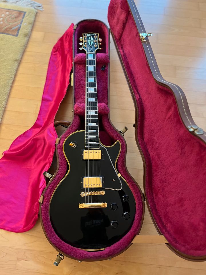 LIEBHABERSTÜCK: ORIG.Schwarze Gibson Les Paul Historic re-is in Düsseldorf