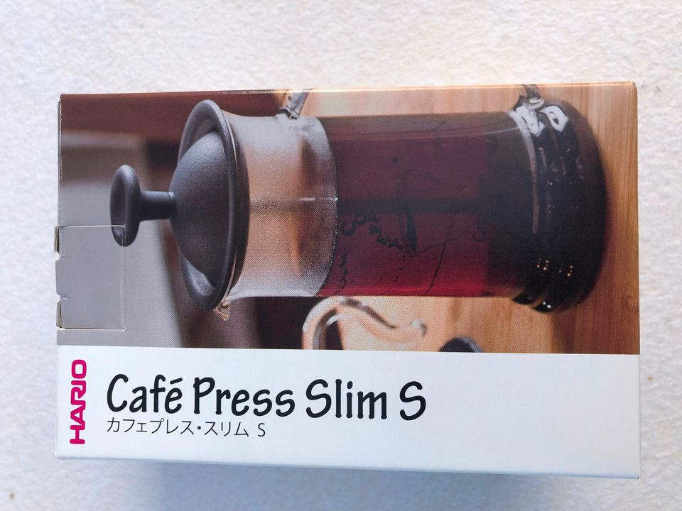 Hario Café Press slim S, FrenchPress, Kaffeezubereiter, 240ml NEU in Felsberg