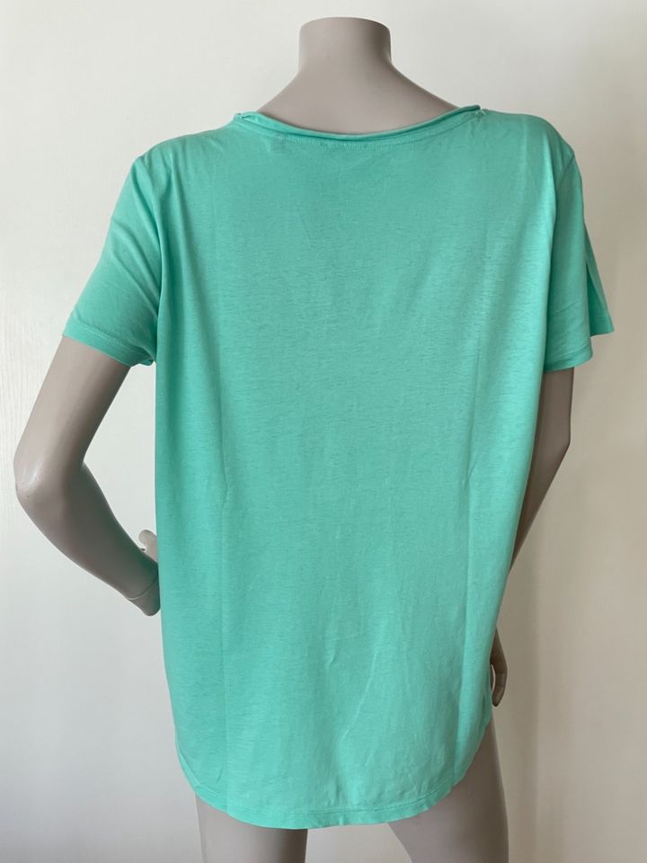 Marc O'Polo T-Shirt Baumwolle Green Aqua Gr. L 904206751261 in Berlin