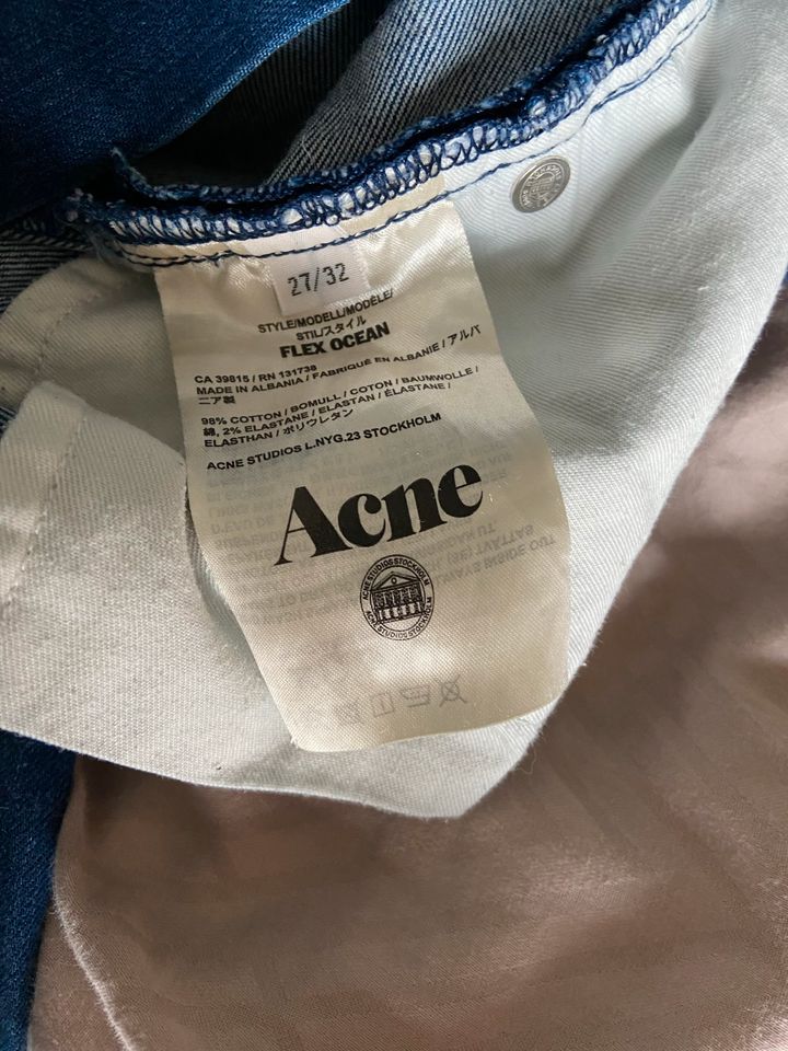 Acne Studio Hosen Jeanshosen Gr. 27/32 in Ramin