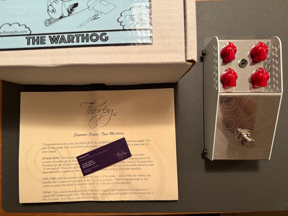 Thorpy FX Warthog Distortion Pedal in Bickenbach