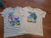 2x T-shirt, surfen,  146/152, Zwillinge Niedersachsen - Lauenbrück Vorschau