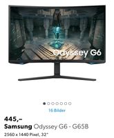 Monitor Samsung Odyssey G6 240Hz Niedersachsen - Salzgitter Vorschau