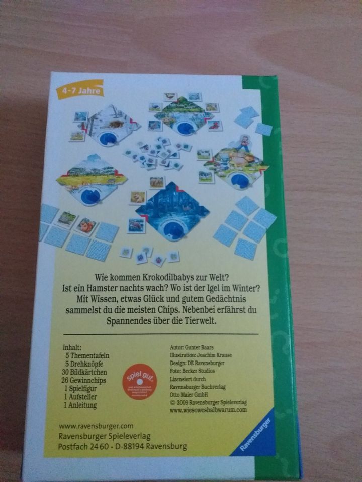 Tiere das pfiffige Wissensspiel von Ravensburger in Homberg