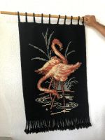 Wandteppich/Wandbild mit Flamingo (Handarbeit) Hessen - Kelkheim Vorschau