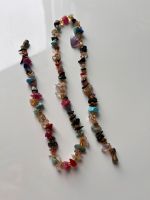 Bunte Halskette Kette mit Edelsteinen Schmuck bunt Nordrhein-Westfalen - Netphen Vorschau