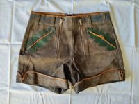 Lederhose DDR ca. 1965 kurz vintage Trachtenhose Sachsen - Nünchritz Vorschau