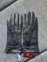 Handschuhe Leder Lederhandschuhe schwarz neu Schleife Östliche Vorstadt - Peterswerder Vorschau