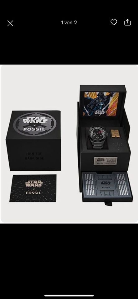 Limited Edition Darth Vader Armbanduhr - Fossil in Berlin