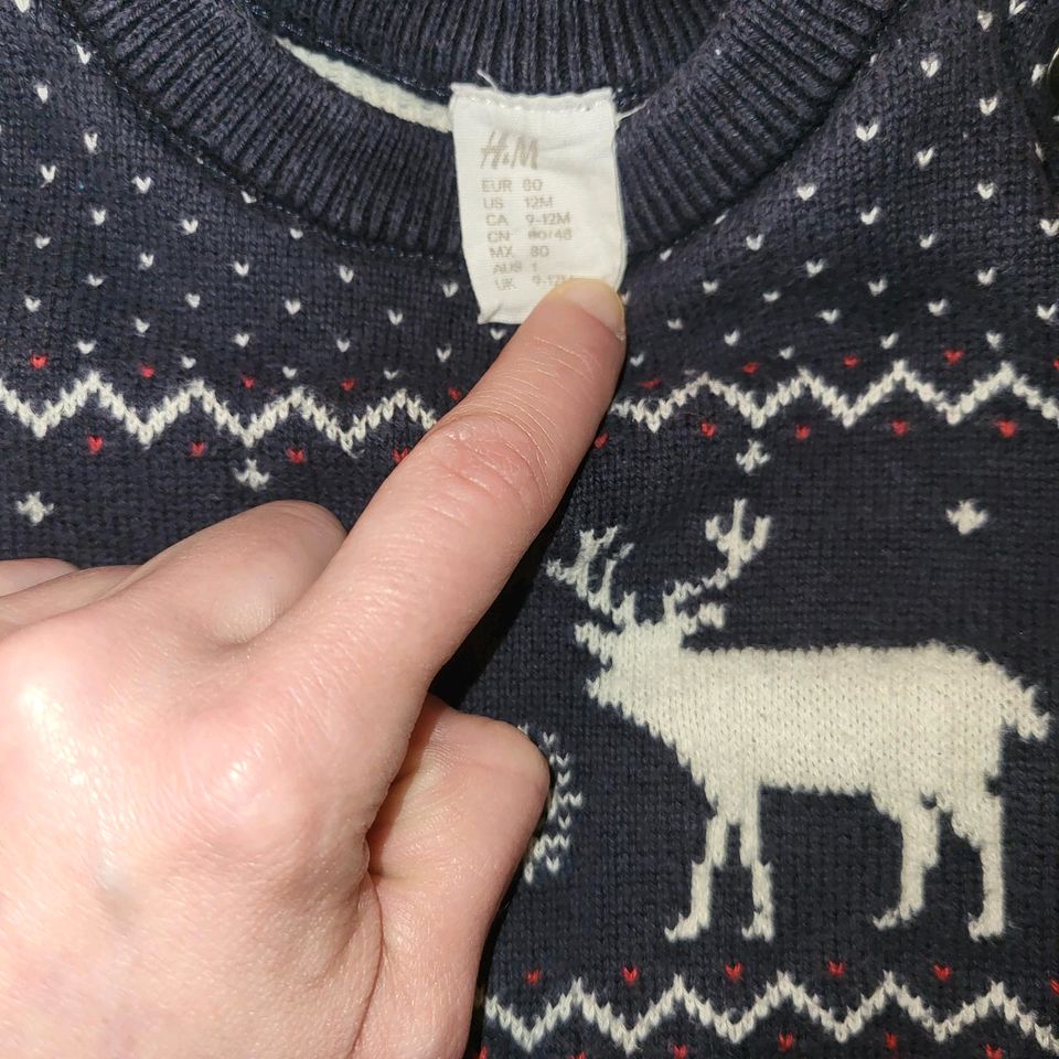 Pullover Größe 80 von H&M in Willebadessen