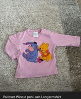 Langarm Shirt Pullover Winnie puh 68 Sachsen - Treuen Vorschau