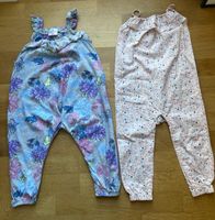 2x Jumpsuit TOPOMINI Vögel Lupilu Bio Blumen Größe 92 Schleswig-Holstein - Felde Vorschau