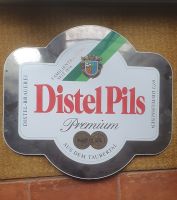 DISTEL PILS Werbeschild Emaille Baden-Württemberg - Buchen (Odenwald) Vorschau