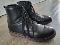 Schwarze Leder Stiefeletten Herbstschuhe Winterschuhe Gr.37 Thüringen - Suhl Vorschau