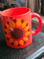 Wächtersbach-Tasse,Keramik,Vintage,70er, Graziela-Ära,rot/orange Nordrhein-Westfalen - Löhne Vorschau