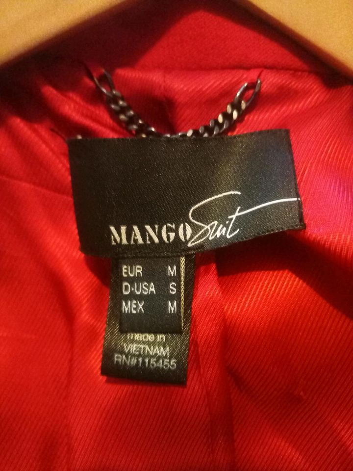 Mantel rot Mango 38 M sexy Business Fashion in Rostock