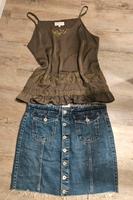 ONLY Jeansrock cream top gr.38 Damen Baden-Württemberg - Schwäbisch Hall Vorschau