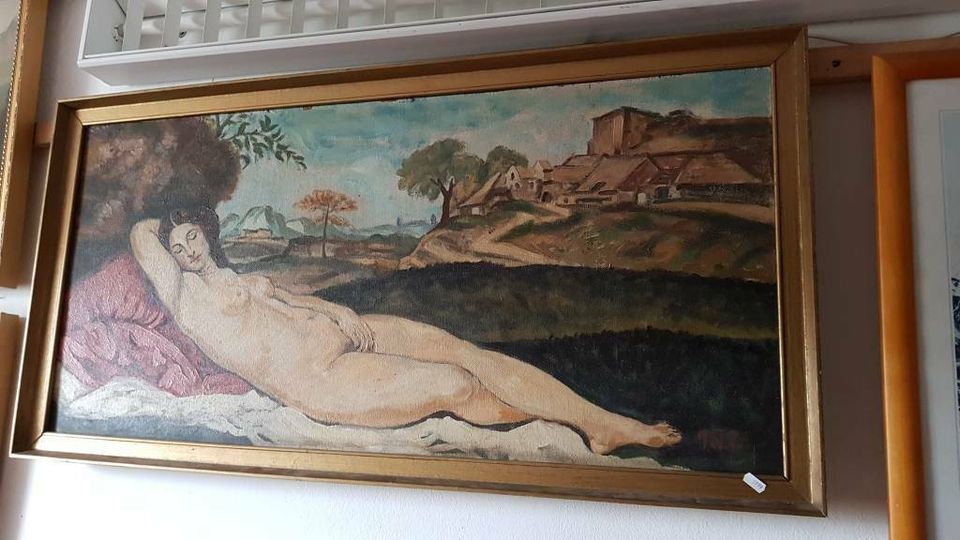 Bild "Schlafende Jungfrau" von Pietermann DDR Kunstmaler der 70ig in Frohburg