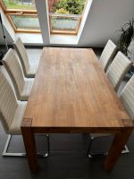 Holztisch mit 6 Schwingstühlen Nordrhein-Westfalen - Goch Vorschau