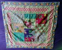 Patchwork Decke, ca. 77x73cm Bayern - Stegaurach Vorschau