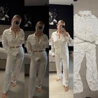 Weiss zweiteiler grS,Hose mit strass,Bluse mit strass Bayern - Neu Ulm Vorschau