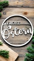 Frohe Ostern Anhänger 8cm Bayern - Rohr Vorschau