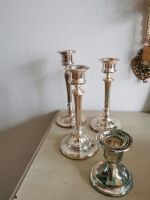 Antik Vintage Retro 4 Kerzenhalter Kerzenständer 16-15-14-6 cm Hessen - Linden Vorschau