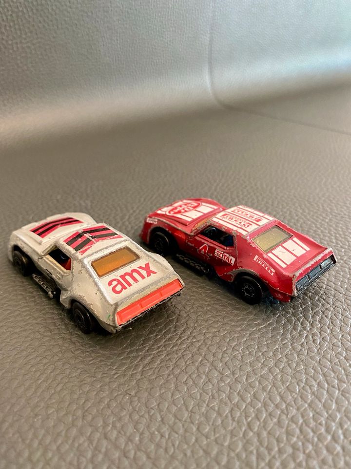 Matchbox Zwei AMX Pro-Stocker (grau und Dr. Pepper), 1983 in Mainz