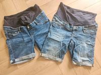 kurze Jeanshosen Kurze Hosen Umstandsmode Schwangerschaft Hessen - Wolfhagen  Vorschau
