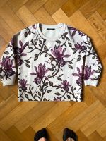 Bruuns Bazaar Neoprene Sweater Pullover geblümt grün lila weiß M Berlin - Schöneberg Vorschau