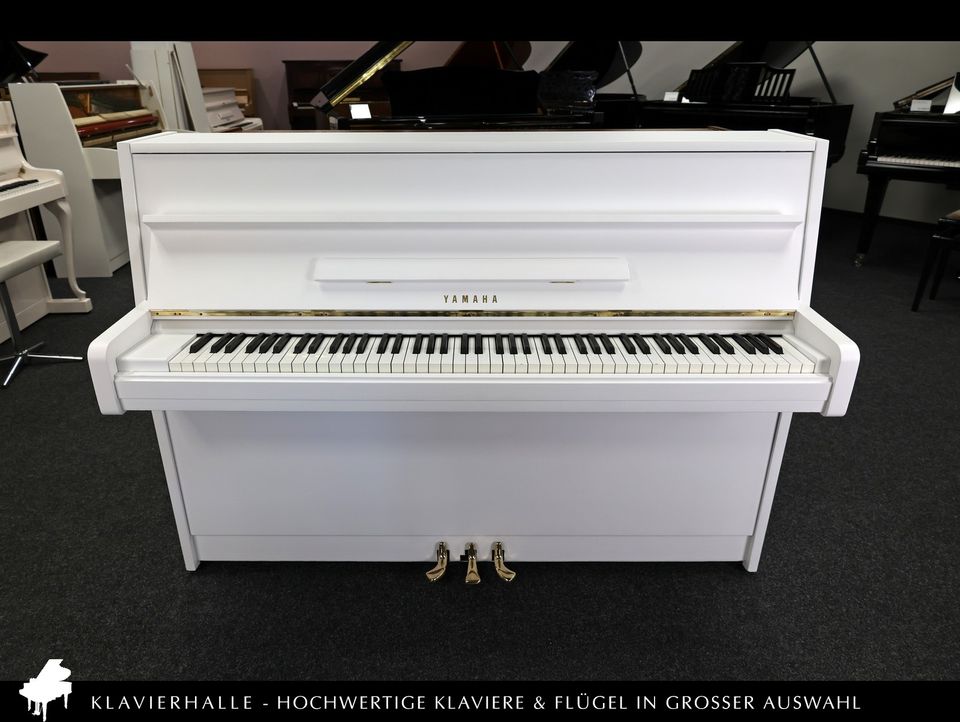 Sehr schönes Yamaha Klavier, 105cm, weiss satiniert ★ Top-Zustand in Altenberge