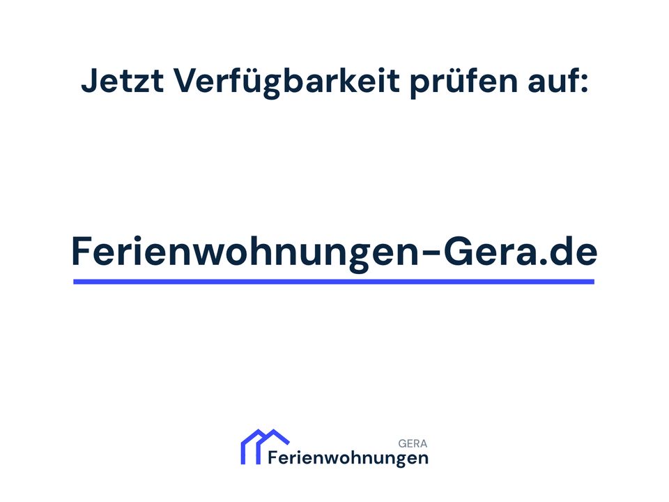 5 Ferienwohnungen, Monteurzimmer, Wohnung Gera für 1 - 5 Personen in Gera