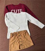 Outfit 2x Pulli, 1x Rock H&M Name it Glitzer G. 110/116 Bayern - Möhrendorf Vorschau