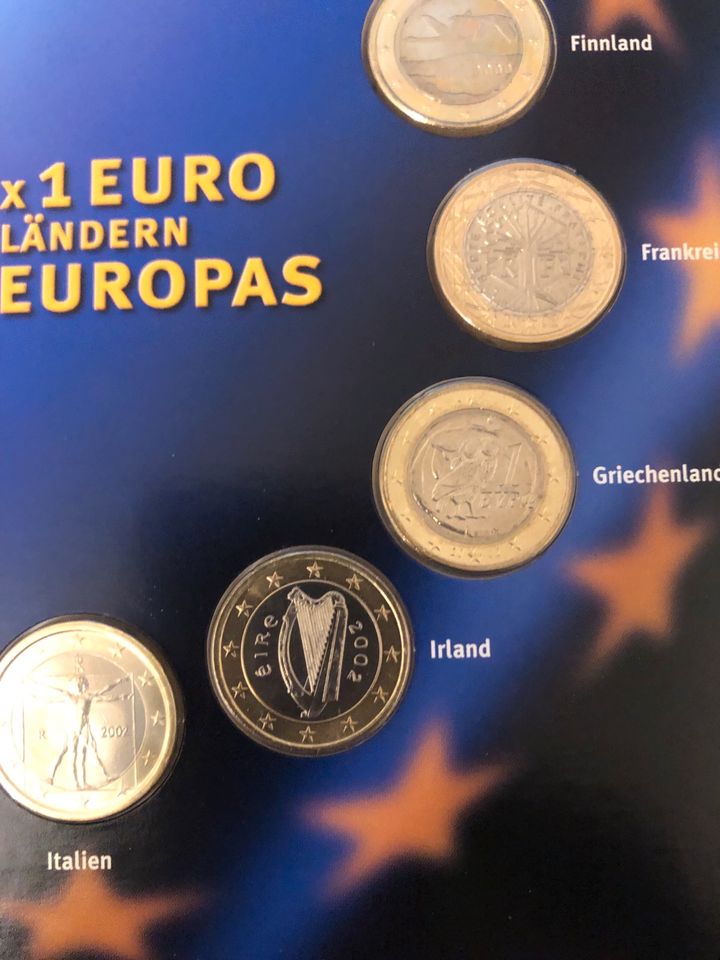 12 x 1 Euro aus 12 Ländern Europas in Ahrensburg