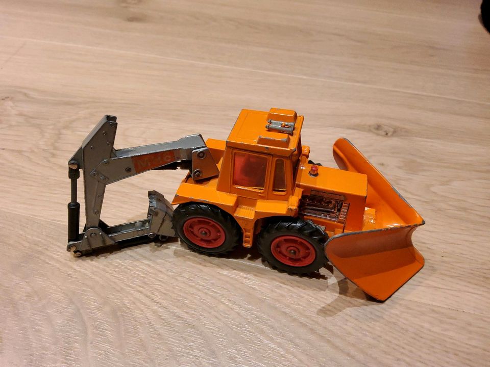 Matchbox Super Kings Muir Hill 1972 Bagger Schneepflug Baustelle in Höchst im Odenwald