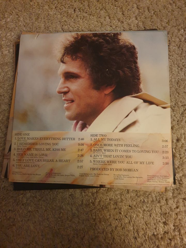 Bobby Vinton The Name Is Love Album auf Vinyl in Fuldatal