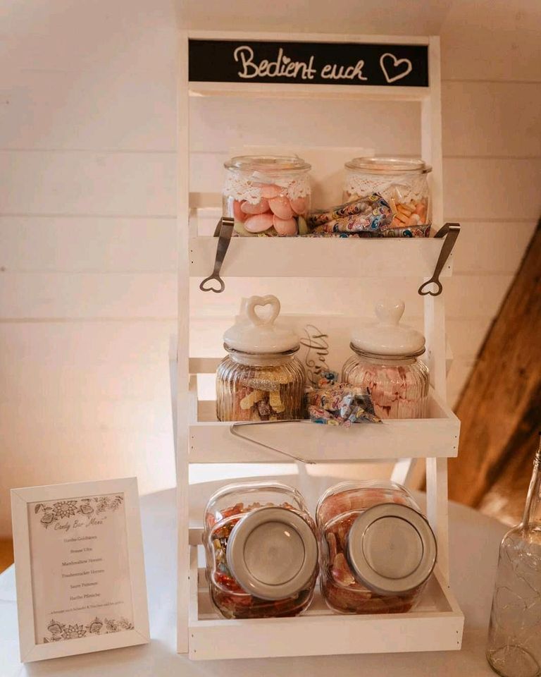 Verleih ❤ Macaronständer Candybar Donutwall Hochzeit Deko in Keltern