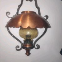 Deckenlampe Messing Lampe Vintage mit Glas Nordrhein-Westfalen - Harsewinkel Vorschau