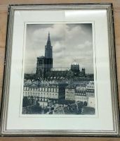 Vintage s/w Fotografie, Bild Straßburger Münster, gerahmt Rheinland-Pfalz - Lambsheim Vorschau