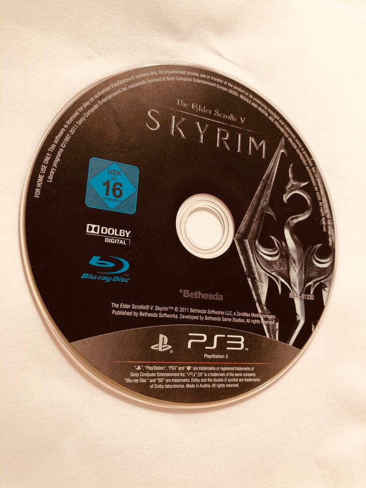 The Elder Scrolls V: Skyrim ps3 Spiel in Lochhausen