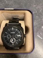 Uhr Chronograph Fossil schwarz Edelstahl inkl. Originalverpackung Nordrhein-Westfalen - Köln Vogelsang Vorschau