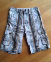 Kurze Hose, Gr. 98, Baumwolle, beige kariert mi Taschen Bayern - Würzburg Vorschau