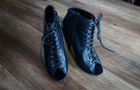 Damen Highheels Stiefel Stiletto Peep Toe Buffalo schwarz Party Pankow - Prenzlauer Berg Vorschau