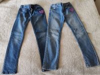 2x schöne Mädchen-Jeans Gr. 116 - anschauen:) Rheinland-Pfalz - Römerberg Vorschau