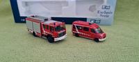 Feuerwehr H0 1:87 Löschfahrzeug, Mehrzweckfahrzeug Sachsen-Anhalt - Magdeburg Vorschau