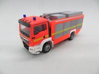 Herpa 1:87   091077-002 MAN TGS M RW2  Feuerwehr  leuchtrot Bayern - Günzburg Vorschau