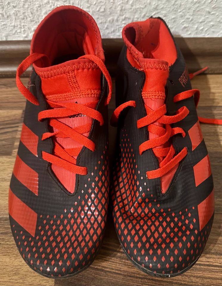 Adidas Predator rot/schwarz Fußball Schuhe Gr. 38 in Nauort