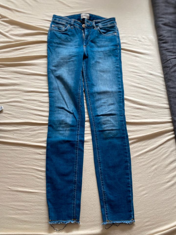 Jeans von Only, Skinny, ONLBLUSH LIFE MID SK, Boho, Strech in Östringen