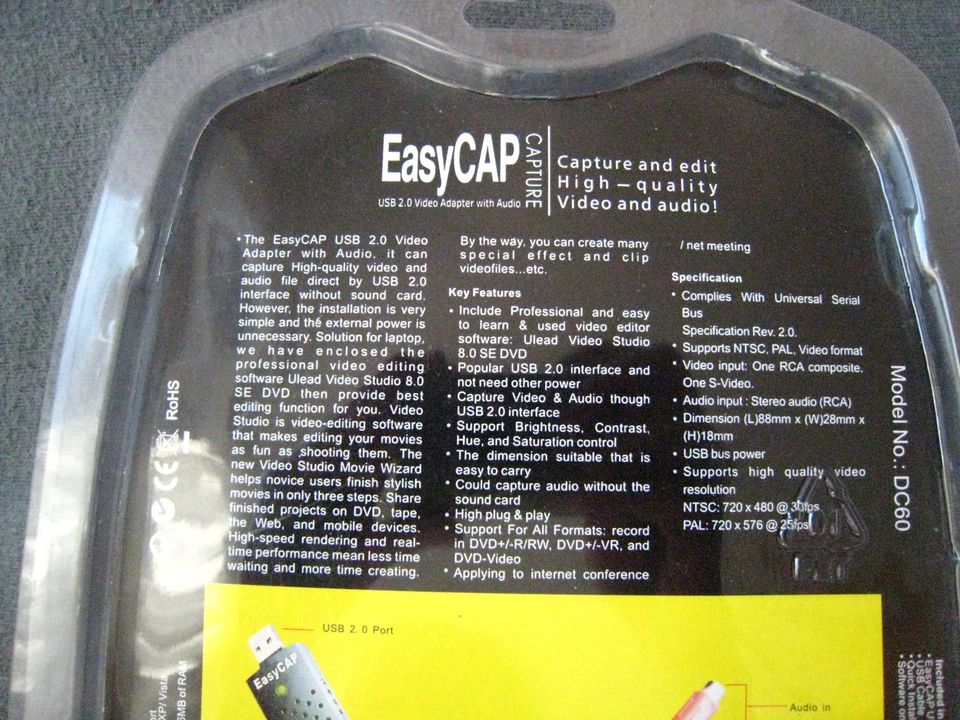 EasyCAP Video Capture Audio-/Video Grabber in Fulda